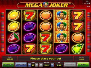 En skärmavbild för att visa hur Mega Joker ser ut