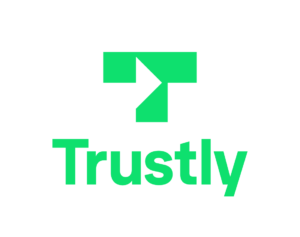 Trustly logotypen bredvid en text om Trustly som betalningsmetod på yoyo casino