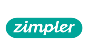 Zimpler logotypen bredvid en text om Zimpler på casino utan konto