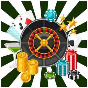 casino symboler bredvid en text som handlar om , kan man tjäna pengar på att spela på casino?