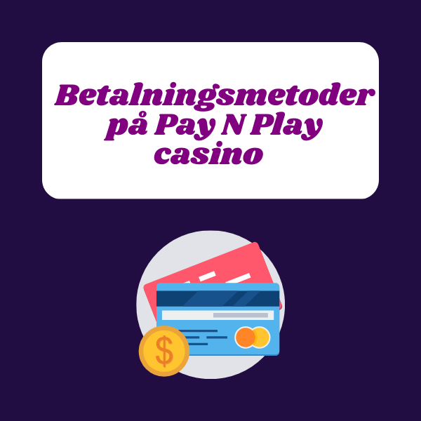 Betalningsmetoder på Pay N Play casino