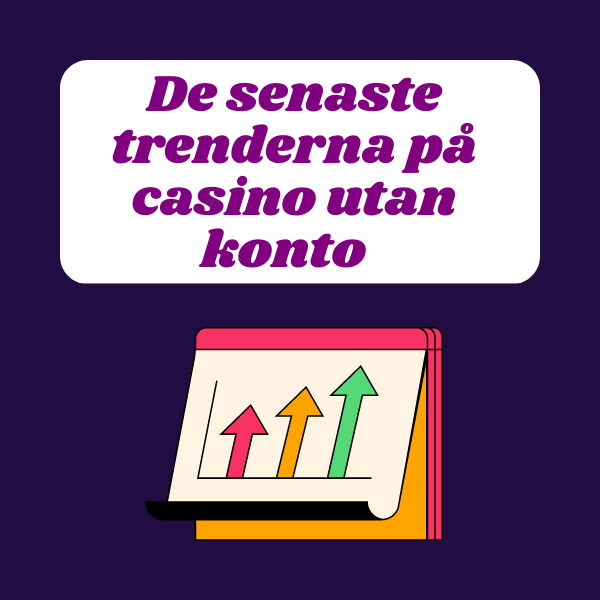 De senaste trenderna på casino utan konto